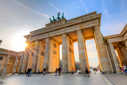 Porte de Brandebourg à Berlin en Allemagne