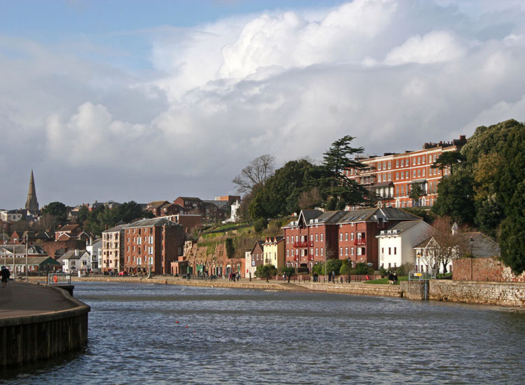 Exeter en Angleterre