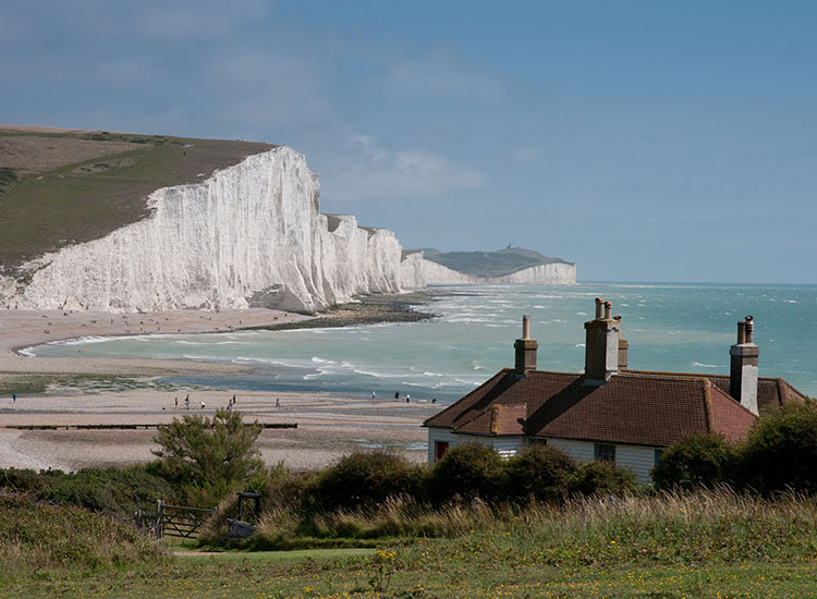 Falaises de Dover en Angleterre