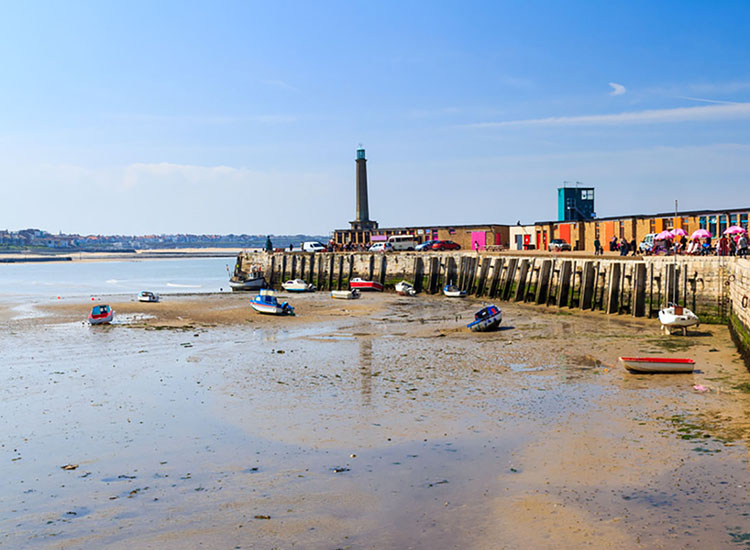 Plage de Margate en Angleterre