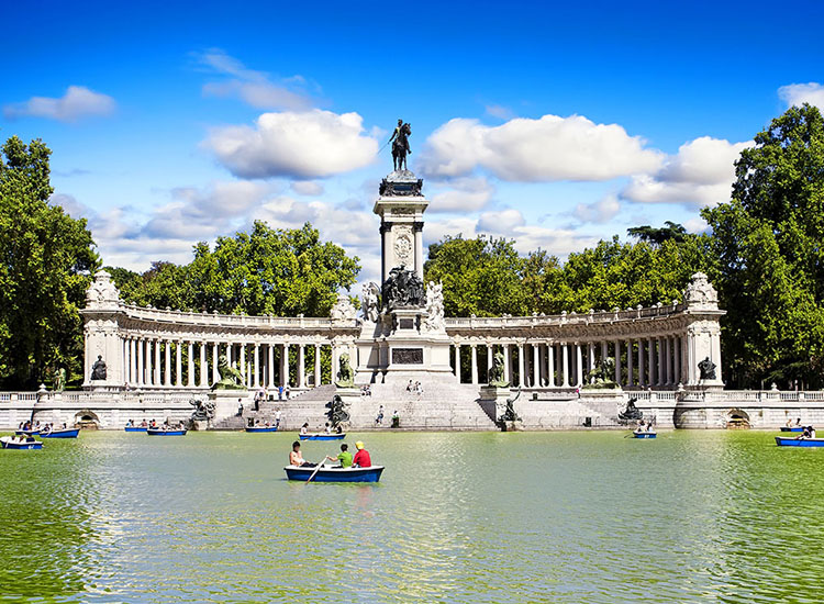 Parc du Retiro à Madrid