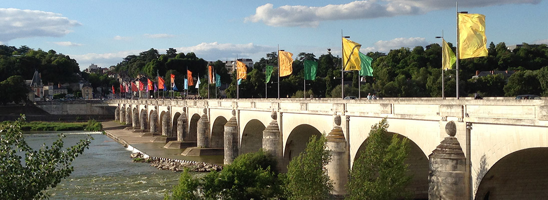 Loire valley in Tours in Frace