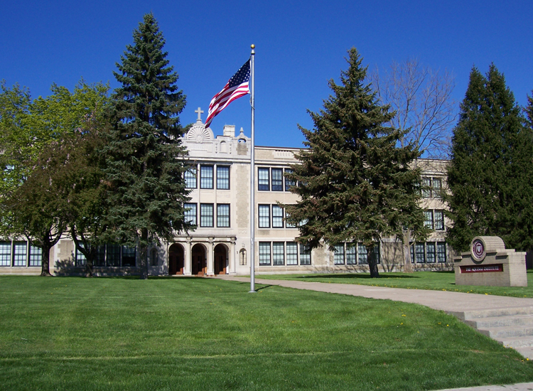 Ecole privée Aquinas Institute à Rochester dans l'état de New York